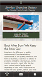 Mobile Screenshot of everlast-gutters.com